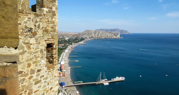 Судак, генуэзская крепость, крепость, Крым